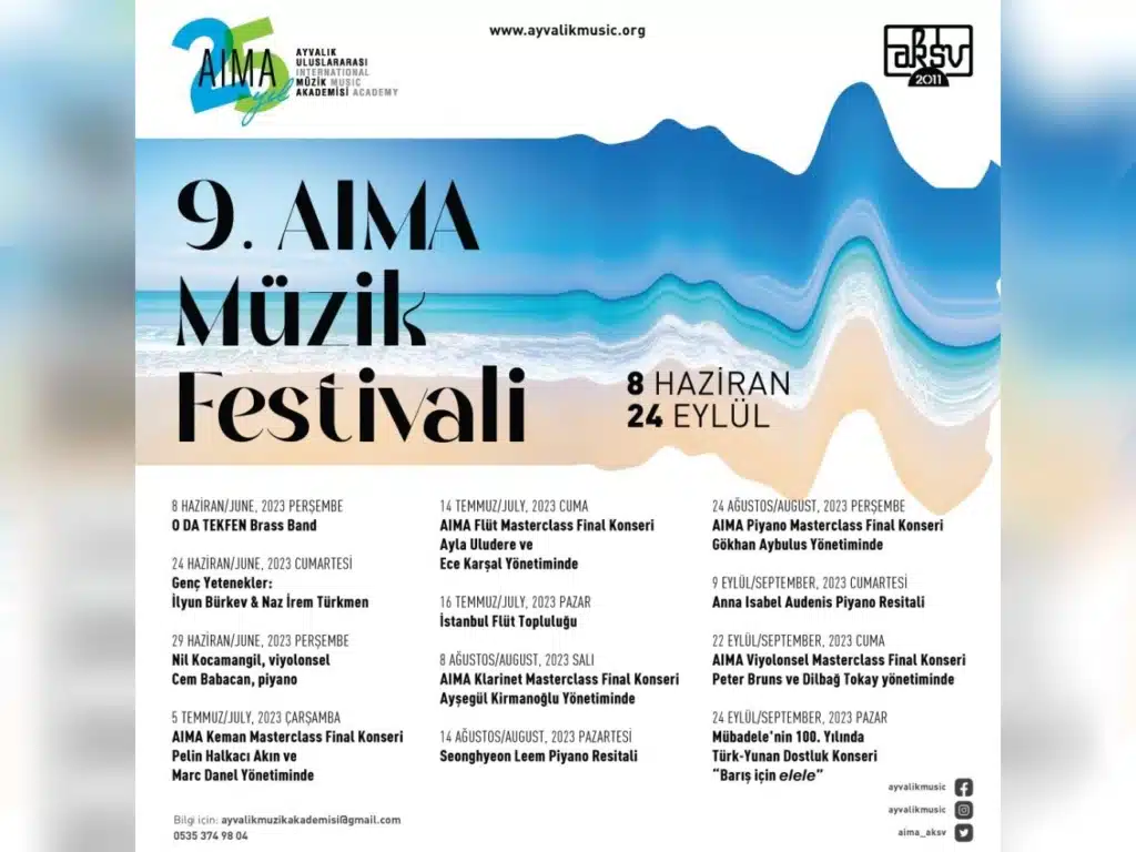 9. Ayvalık AIMA Müzik Festivali