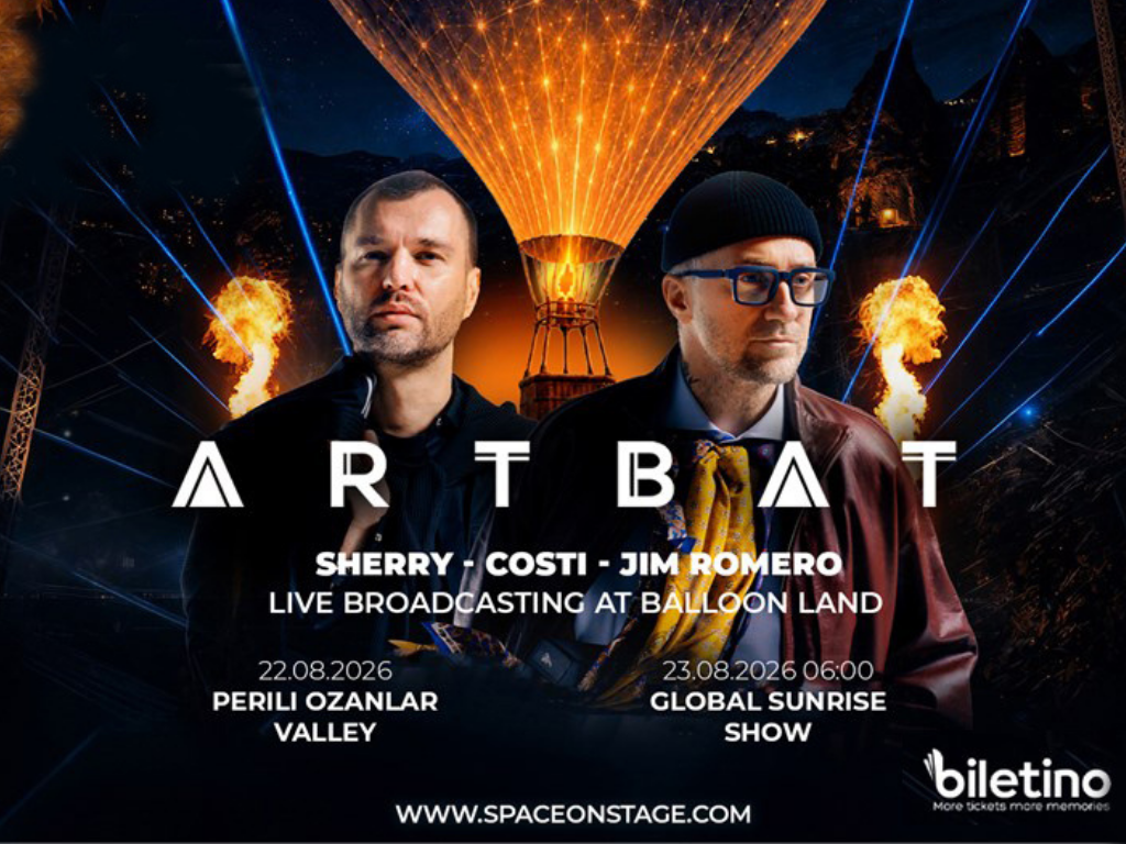 ARTBAT @SPACE ON STAGE ARTBAT'nin Kapadokya  Konser ve Festival Takvimi 2026